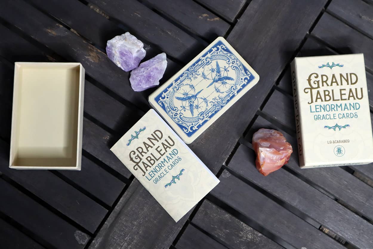Grand tableau lenormand deck cards box and guidebook
